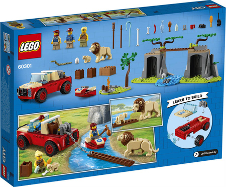 Lego 60301 CityTerenówka ratowników dzikich zwierząt