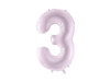 Balon foliowy cyfra 3 72cm fiolet 052550
