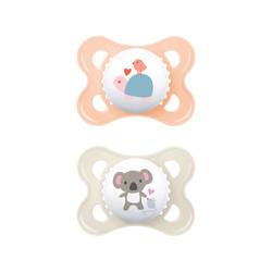 Mam Baby Smoczek uspokajający 2 szt Original Silky 2-6m Better Together Girl 831225