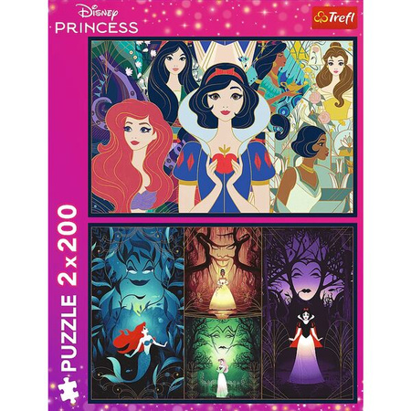 Puzzle Trefl 2x200 Czarujące księżniczki Disney 133172