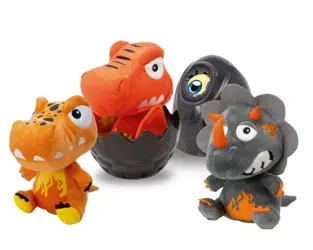 Epee Mega Jajozaury Lawa Plusz 26 cm z dźwiękiem czarny Inferno 093216