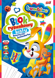 Blok rysunkowy A4 20k BAMBINO PLUS (super gruba kartka) 100g STANDARD 003561
