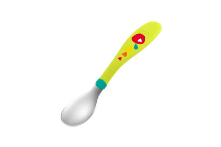 Chicco Sztućce metalowe 18M+ niebieskie 086641