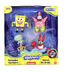 Jada SpongeBob metal 4 pak fig 6,5cm 094880