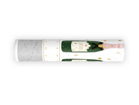Tuba Szampan strzelająca złotymi gwiazdkami 20cm 025486