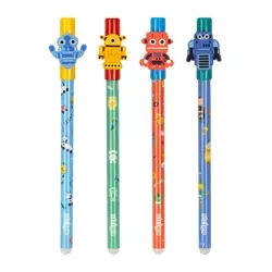 Długopis wymazywalny ze skuwką Strigo robot 577480