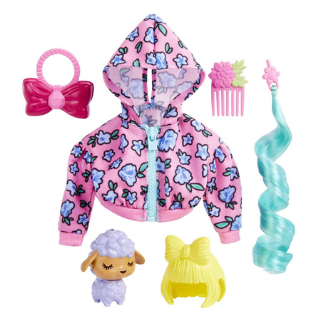 Barbie HDJ38/HDJ39 Extra zwierzątko + ubranko 024391