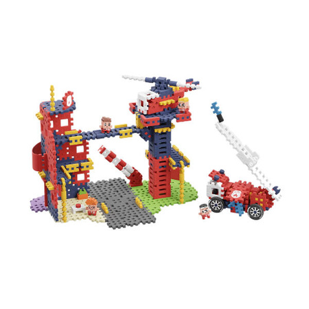 Klocki Waffle mini Remiza strażacka 280el 906279