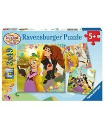Puzzle ravensburger 3*49el zaplątani 080243