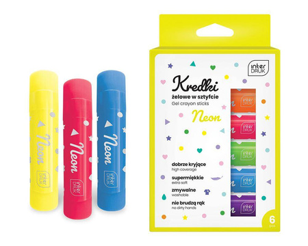 Farby plakatowe w sztyfcie neon 288929
