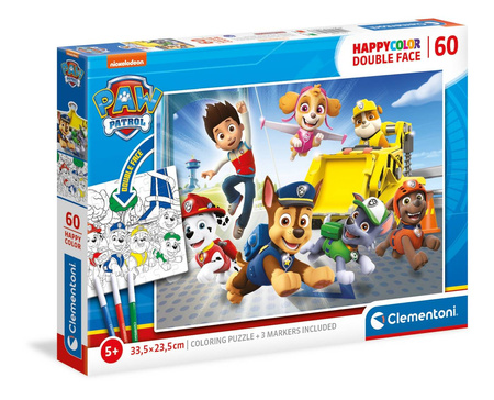 Clementoni Puzzle 60 el. Happy Color Psi Patrol 