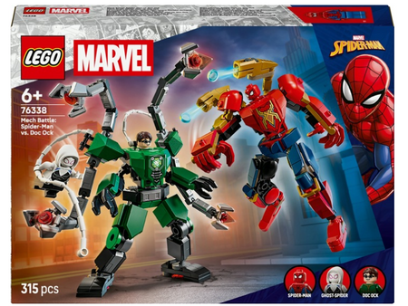 LEGO 76338 SUPER HEROES Bitwa mechów Spider-Man kontra Doc Ock 063217