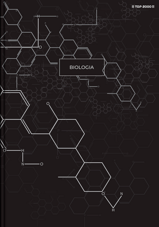 Brulion Top 2000 A5 80k krata z marginesem 70g Megamix Biologia szyty 408888