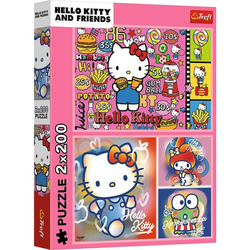 Puzzle Trefl 2x200 Hello Kitty i przyjaciele 133363