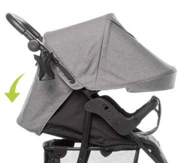 4BABY Rapid XXIII black wózek spacerowy 958197