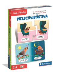 Clementoni Uczę się bawiąc! Gra edukacyjna Przeciwieństwa 502721