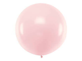 Balon okrągły 1m Pastel Pale Pink 117266