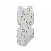 Bambusowa wkładka do wózka Jednorożce z minky glacier gray 80x36cm 406948