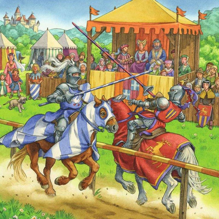 Puzzle Ravensburger 3x49el Rycerze 051502