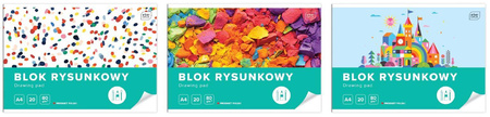 Blok rysunkowy in a4 20k biały 060006 /10/