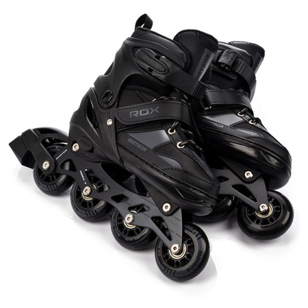 Rolki Meteor Rox S 30-33 czarny 000001