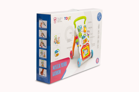 Toyz Zabawka edukacyjna pchacz muzyczny rainbow 398013
