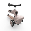 SCOOTANDRIDE Highwaykick 1 Lifestyle 2w1 Jeździk i hulajnoga z zamykanym schowkiem 1-5 lat Brown Lines 966054