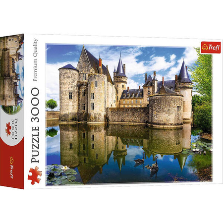 Puzzle Trefl 3000 Zamek w Sully-sur-Loire Francja 330755