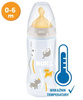 Nuk butelka 300ml z wskaźnikiem temp. Smoczek lateks 0-6m-cy 360094