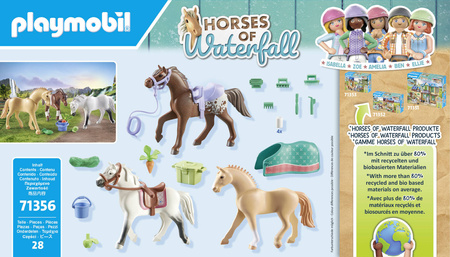 Playmobil 71356 3 Konie Morgan, Quarter Horse i Angloar 713568