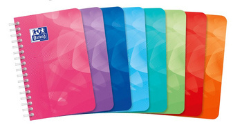 Kołozeszyt Oxford 9x14 A6 90k 90g krata Lagoon 2 spirale 097114