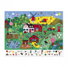 Puzzle obserwacyjne w walizce farma 24 elementy janod 326609