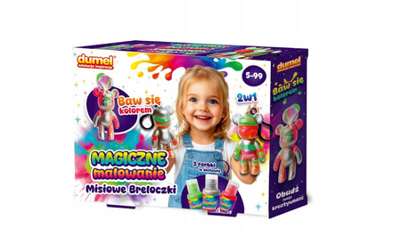 Dumel Magiczne malowanie Misiowe breloczki 306223