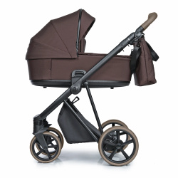 Roan wózek dziecięcy iVI 2.0 Vintage Collection Sweet Fig cocoa handle stelaż Black cocoa handle cocoa tires