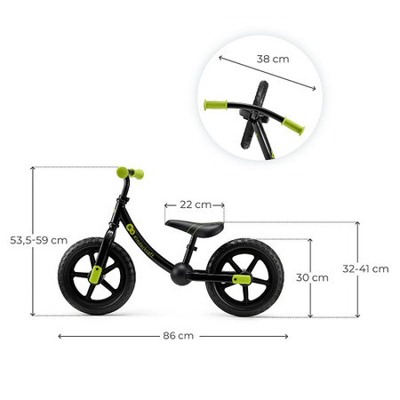 Kinderkraft 2Way Next 2025 Black 927388 Rowerek biegowy