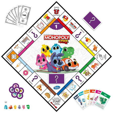 Gra Hasbro F8562 Monopoly Junior Discover Edition 134905