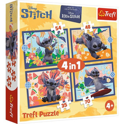Puzzle Trefl 4w1 Wakacje na Hawajach 346664