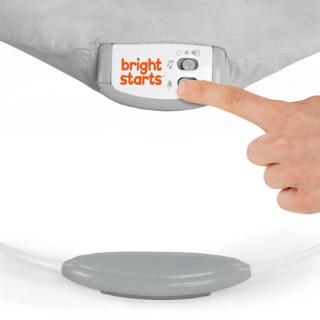 BRIGHT STARTS Leżaczek z wibracjami i muzyką Myszka Mickey Cloudscapes™ 0m+ do 9kg 125377