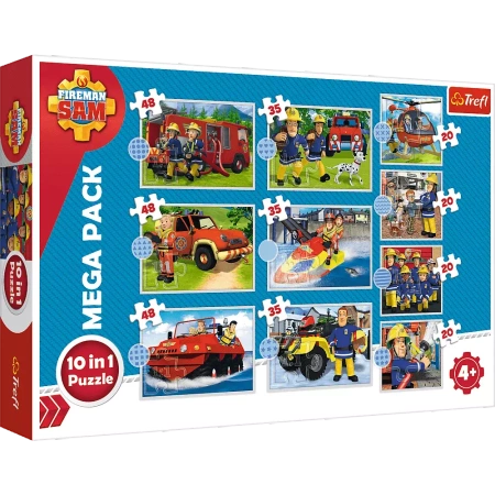 Puzzle Trefl 10w1 Poznaj ekipę ratunkową Sama 903829
