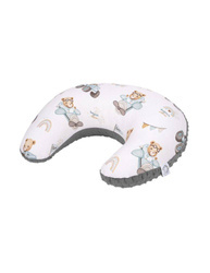 Duży Bamusowy Rogal Traktory z minky smoked pearl rozmiar 50x65 cm 425963