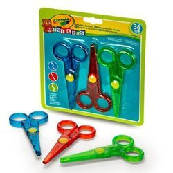 Crayola baby - bezpieczne nożyczki dekoracyjne 3 szt