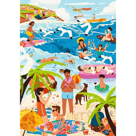 Puzzle Trefl 1000 Premium Plus The Art of Colour W wakacyjnym ferworze 120653