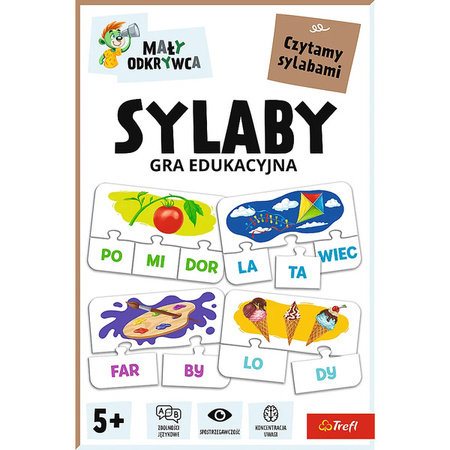 Gra Trefl Sylaby /Mały odkrywca 028133