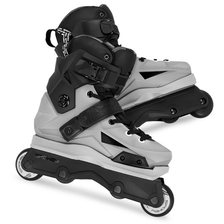 Łyżworolki SHAPEZ rozmiar 38/39 Grey 408686 - do jazdy agresywnej 