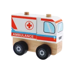 Trefl Zabawka drewniana Ambulans 617689