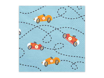 Serwetki Autka 33x33cm 12szt mix 027565