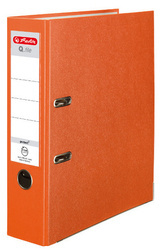 Segregator A4 8cm PP pomarańczowy Q.FILE 425511