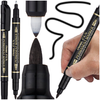 Pentel Marker permanentny dwustr. 0.3-1.0mm CD,DVD czarny okr. N75W 043869
