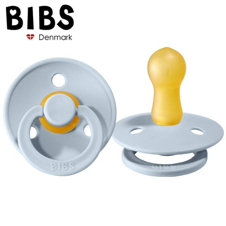 Bibs smoczek hevea baby blue s