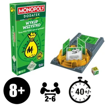Gra Hasbro Monopoly Dod Wykup wszystko 306692